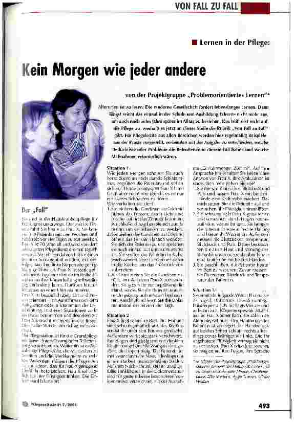 Vorschauseite 1: Kein Morgen wie jeder andere