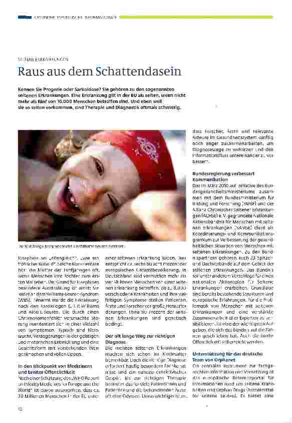 Vorschauseite 1: Raus aus dem Schattendasein