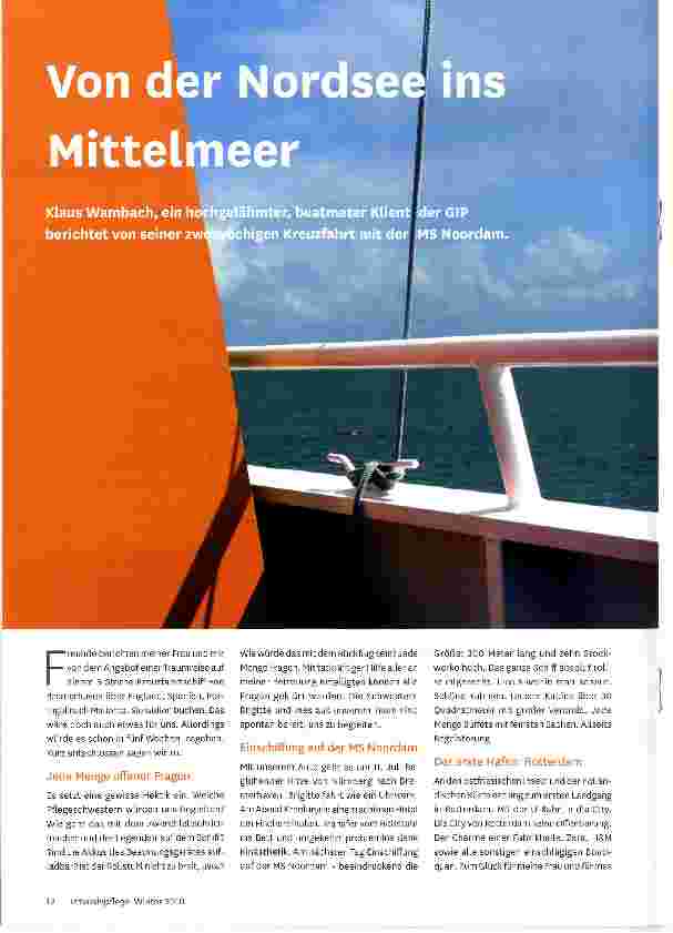 Vorschauseite 1: Von der Nordsee insMittelmeer