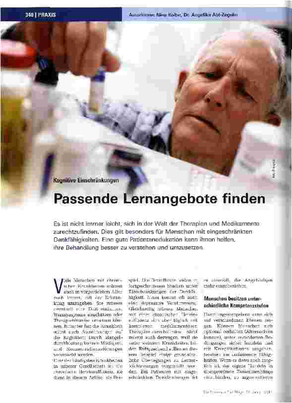 Vorschauseite 1: Passende Lernangebote finden
