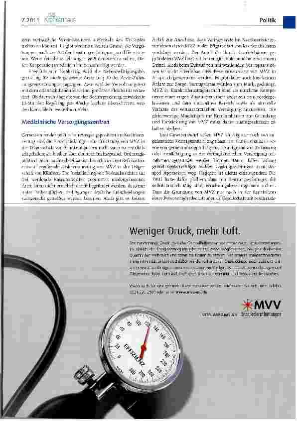 Vorschauseite 3: Das GKV-Versorgungsstrukturgesetz (GKV-VSG)