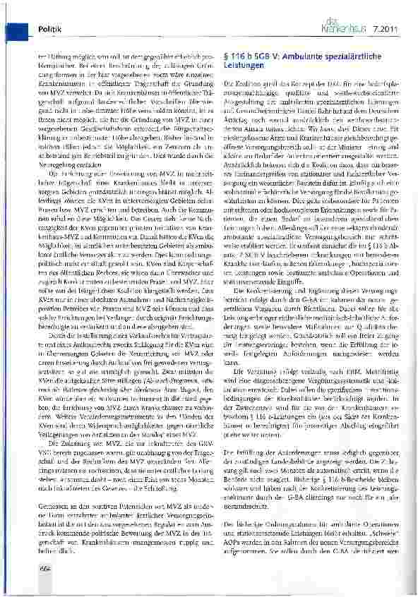 Vorschauseite 4: Das GKV-Versorgungsstrukturgesetz (GKV-VSG)