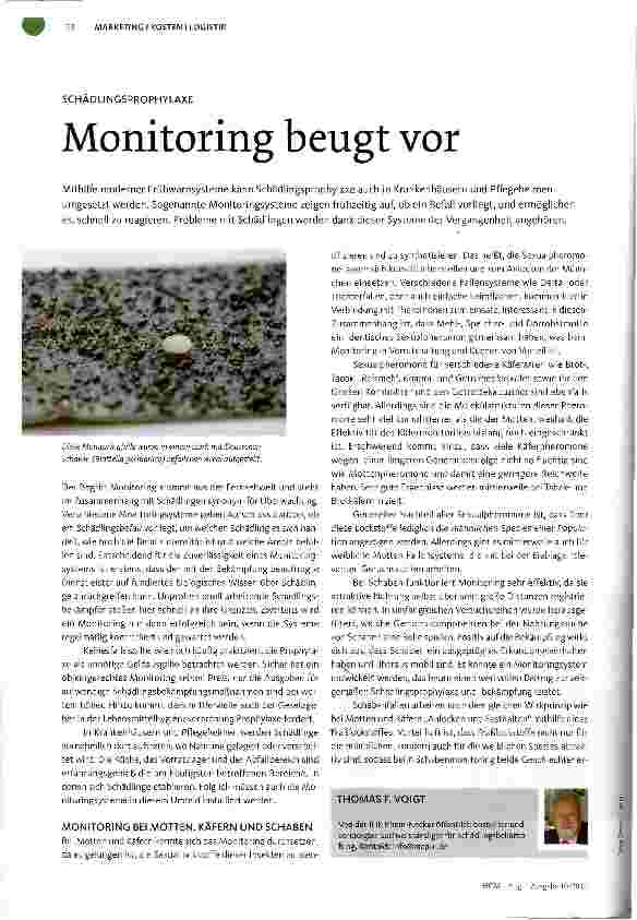 Vorschauseite 1: Monitoring beugt vor