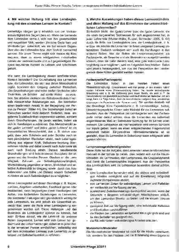Vorschauseite 5: Lernbegleitung als Baustein individualisierten Lernens