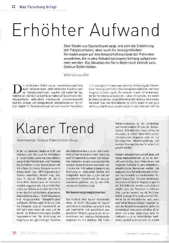 Vorschauseite 1: Erhöhter Aufwand