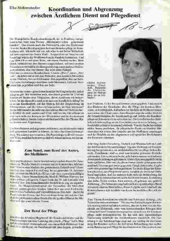 Vorschauseite 1: Koordination und Abgrenzung zwischen Ärztlichem Dienst und Pflegedienst