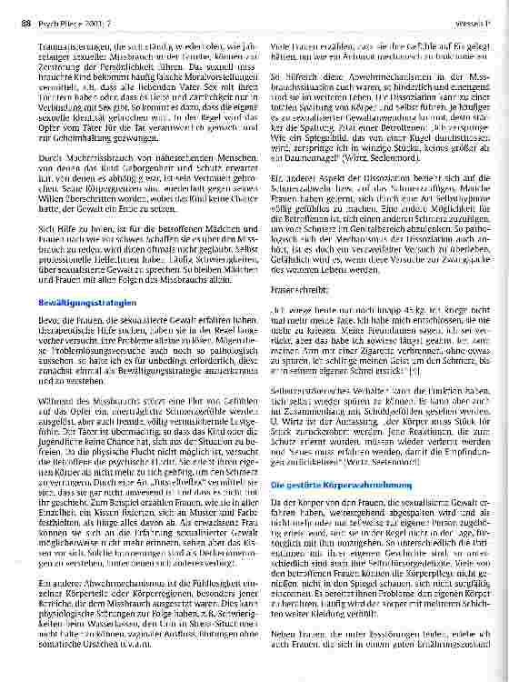 Vorschauseite 2: Möglichkeiten der Vermittlung positiver Körpererfahrung für Patientinnen, die sexualisierte Gewalt erfahren haben