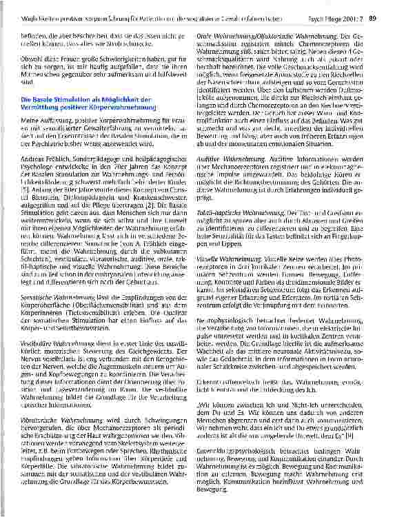 Vorschauseite 3: Möglichkeiten der Vermittlung positiver Körpererfahrung für Patientinnen, die sexualisierte Gewalt erfahren haben