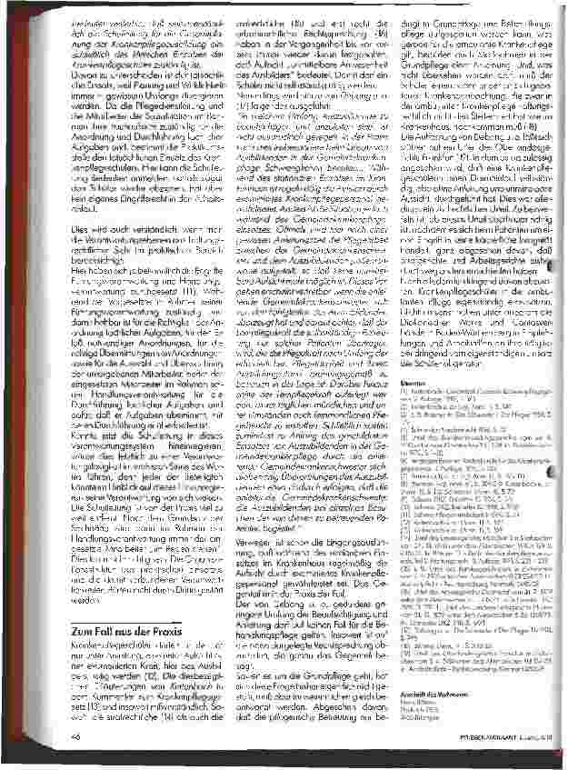 Vorschauseite 2: Der Einsatz von Krankenpflegeschülern