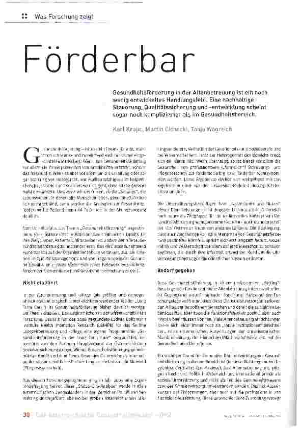 Vorschauseite 1: Förderbar