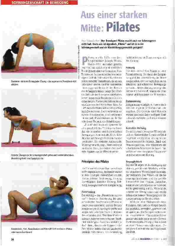Vorschauseite 1: Aus einer starken Mitte: Pilates