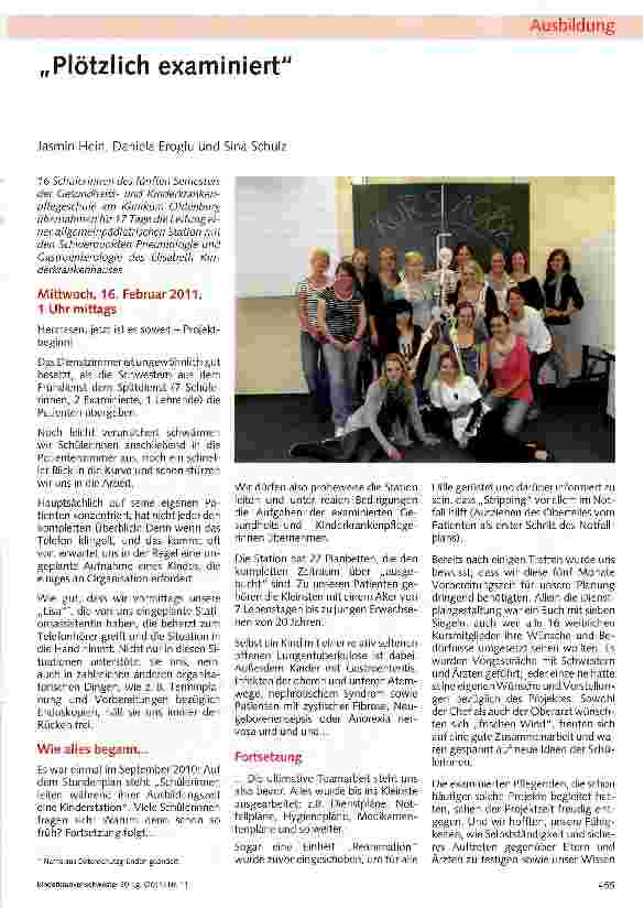 Vorschauseite 1: Plötzlich examiniert