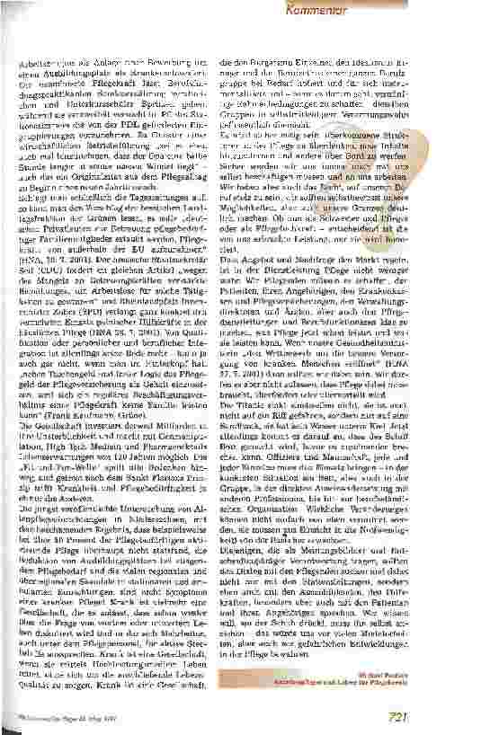 Vorschauseite 2: Ist die Pflege noch zu retten???