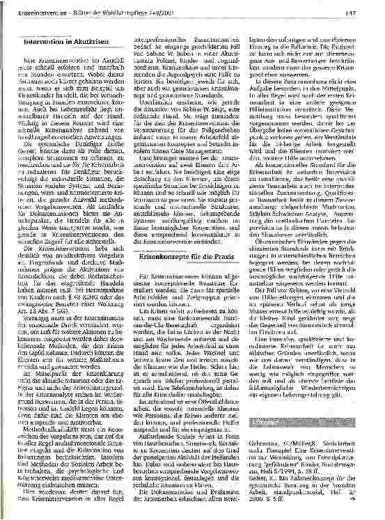 Vorschauseite 3: Krisenintervention in der Sozialen Arbeit