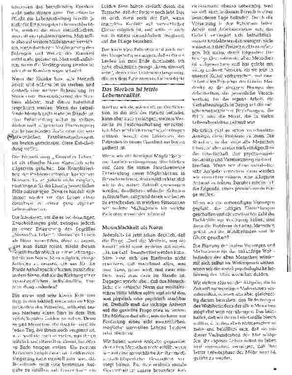 Vorschauseite 2: Menschlichkeit am Krankenbett