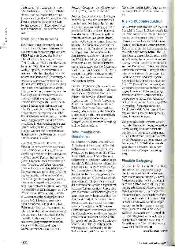 Vorschauseite 2: Für den Erfolg am Markt Mediziner rüsten sich für ihre ökonomische Verantwortung