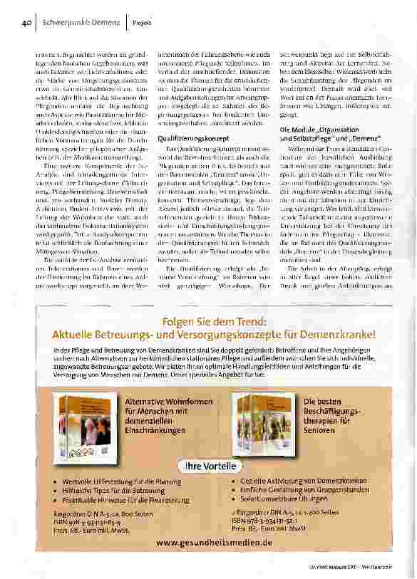 Vorschauseite 3: Gute Pflege braucht zufriedene Pflegende