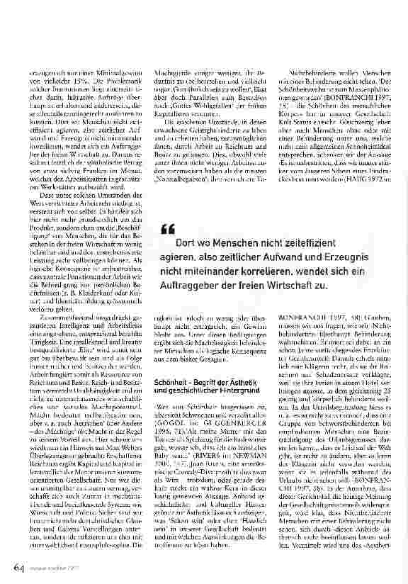 Vorschauseite 3: Sie erinnern uns an unsere eigene Unvollkommenheit