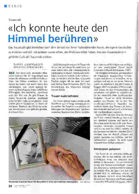 Vorschauseite 1: «Ich konnte heute den Himmel berühren»
