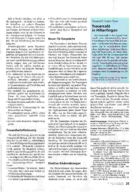Vorschauseite 2: «Ich konnte heute den Himmel berühren»