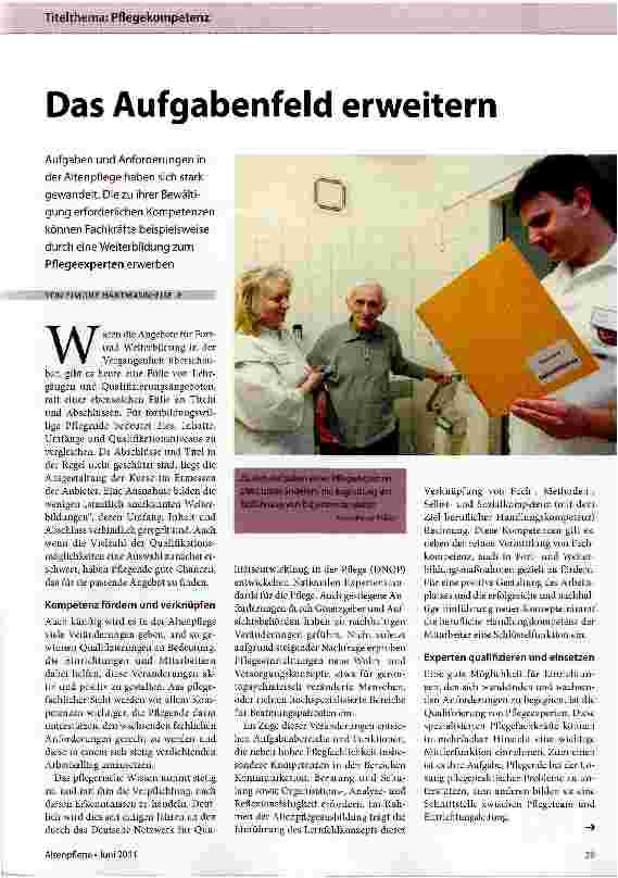 Vorschauseite 1: Das Aufgabenfeld erweitern
