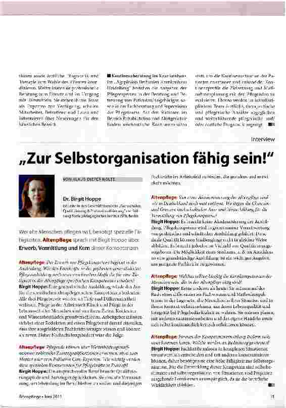 Vorschauseite 3: Das Aufgabenfeld erweitern