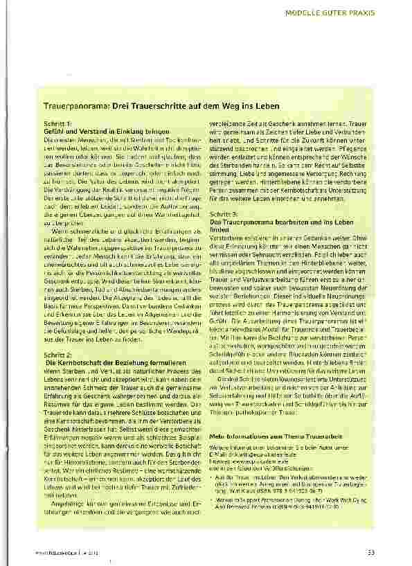 Vorschauseite 2: Aus der Trauer ins Leben finden