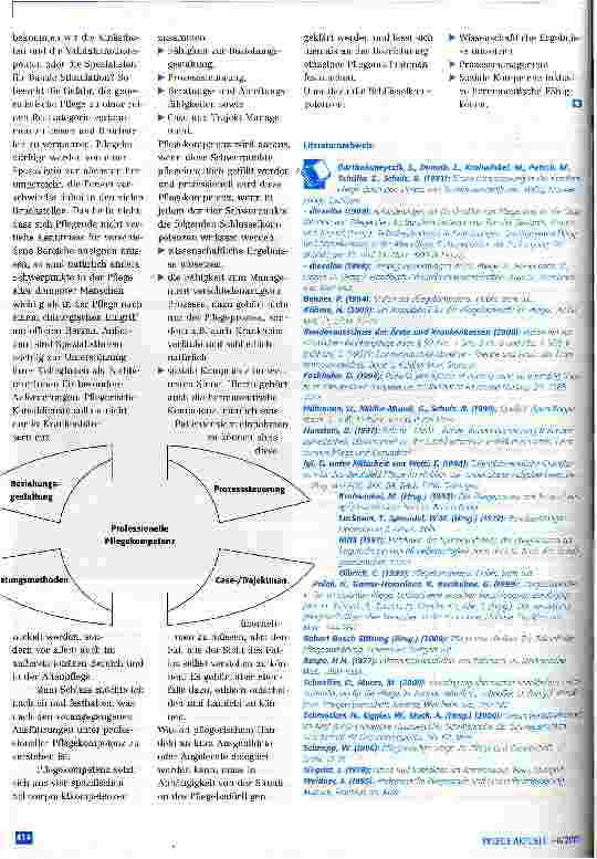 Vorschauseite 3: Professionelle Kompetenz in der Pflege Teil III