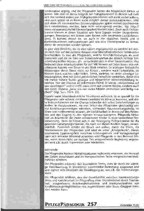 Vorschauseite 6: Der Strukturgitterumsatz in der Fachdidaktik Intensivpflege