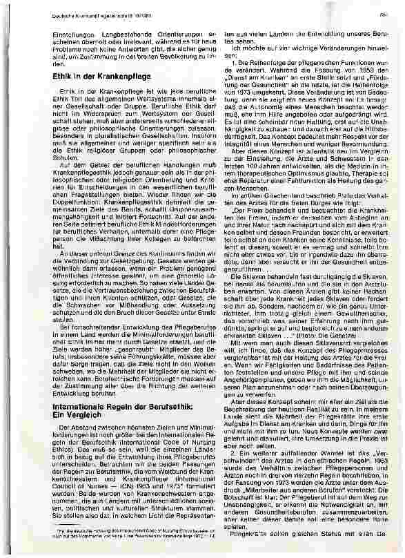 Vorschauseite 2: Berufsethik und Pflegepraxis
