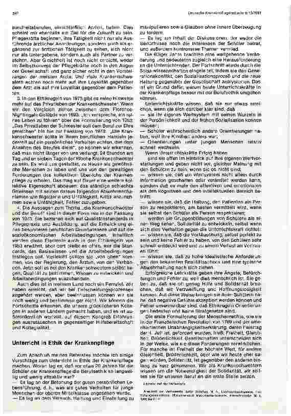 Vorschauseite 3: Berufsethik und Pflegepraxis