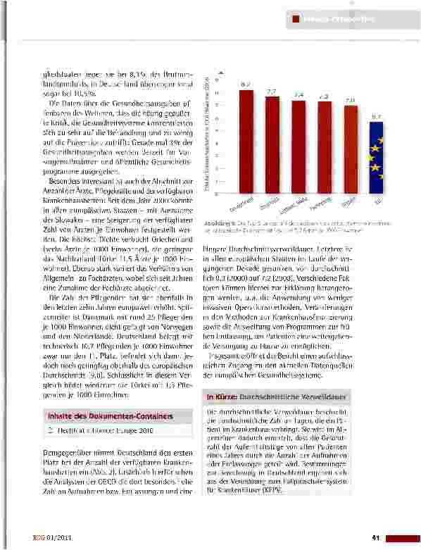 Vorschauseite 2: Dicke Deutsche und steigende Gesundheitsausgaben