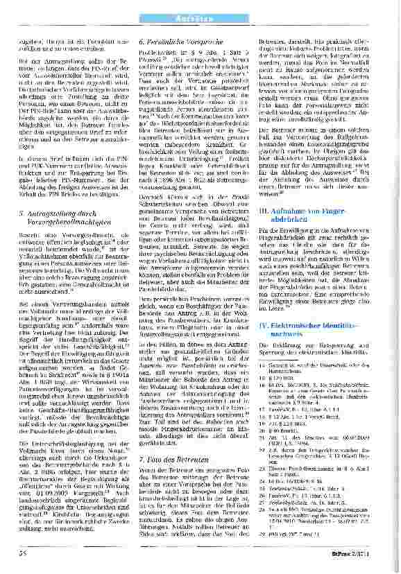 Vorschauseite 2: Betreuer und Bevollmächtigte im Ausweis-, Passund Melderecht