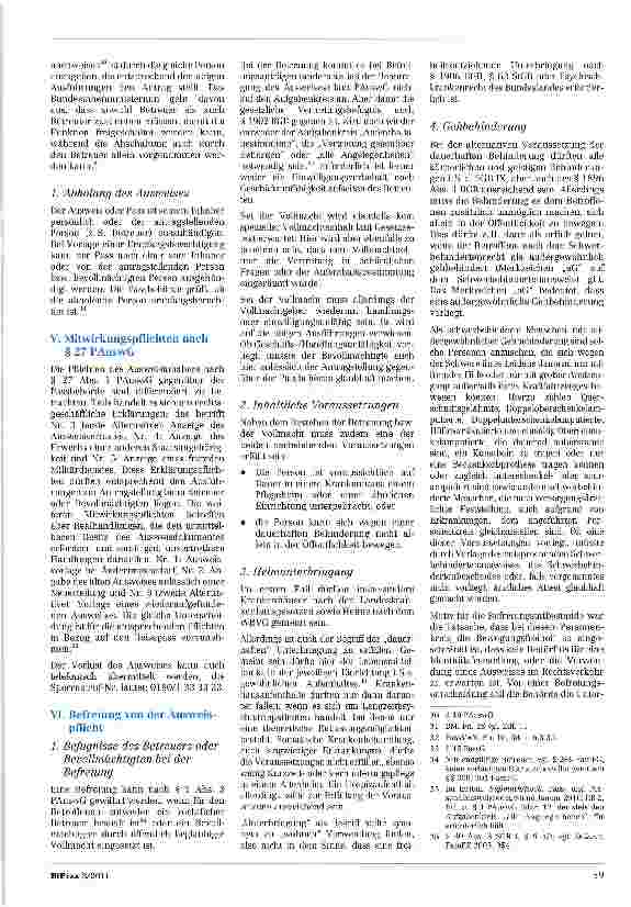 Vorschauseite 3: Betreuer und Bevollmächtigte im Ausweis-, Passund Melderecht