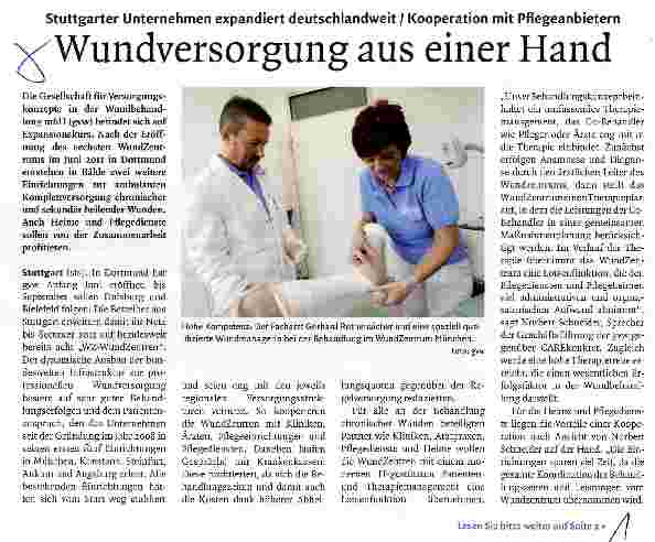 Vorschauseite 1: Wundversorgung aus einer Hand