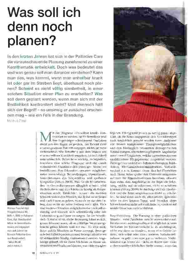 Vorschauseite 1: Was soll ich denn noch planen?