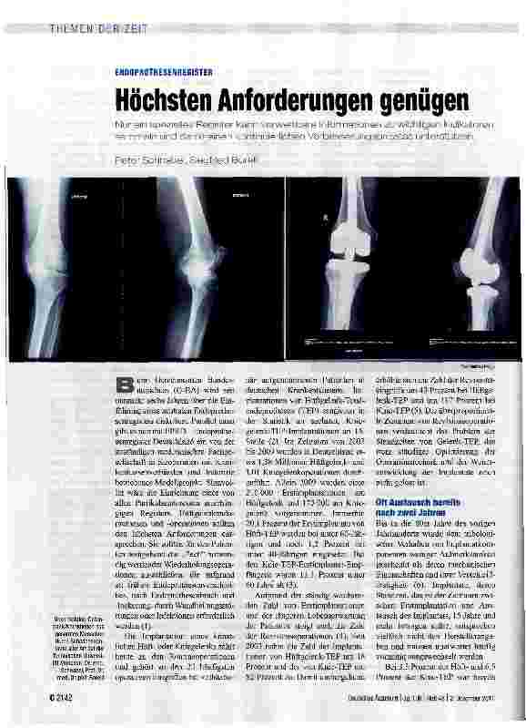 Vorschauseite 1: Höchsten Anforderungen genügen