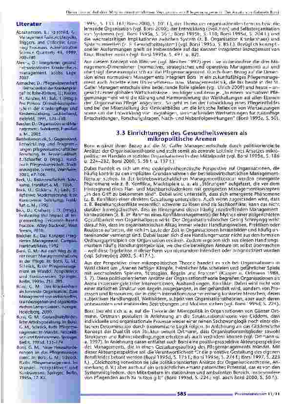 Vorschauseite 5: Auf dem Weg zu einem modernen Verständnis von Pflegemanagement: