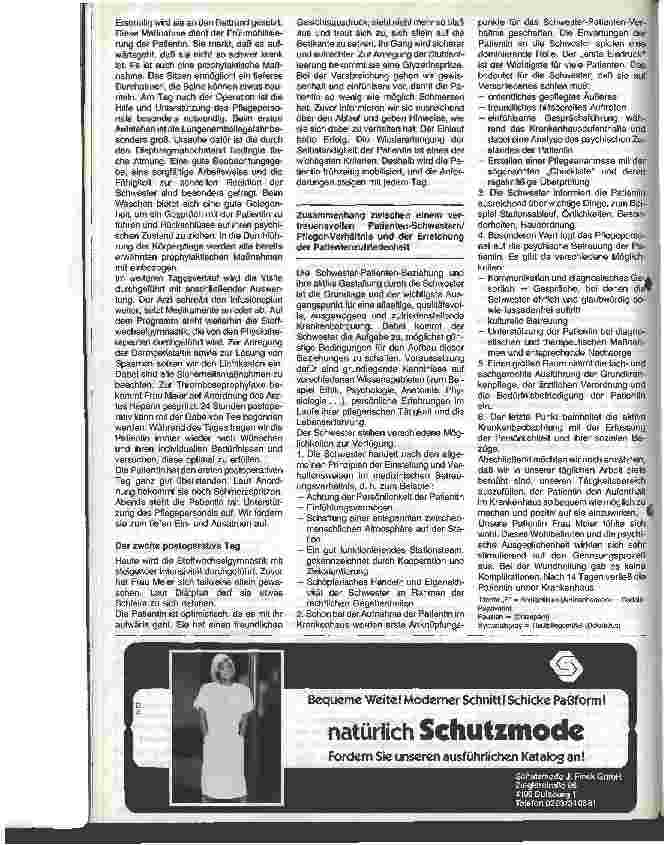 Vorschauseite 4: Braun-Preis für Krankenpflegeschulen (Ost) 1990: 1. Preis verliehen an eine Schülergruppe der Medizinischen Fachschule Dr.M. Blank