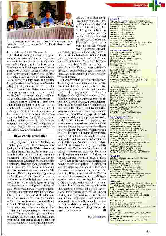 Vorschauseite 2: Der Technische Leiter im Gesundheitszentrum von morgen