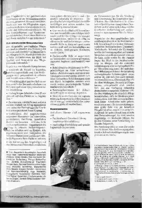Vorschauseite 3: Die Pflege und die öffentliche Ignoranz