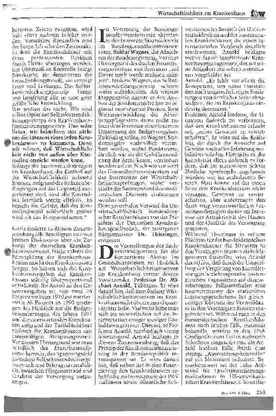 Vorschauseite 2: Wirschaftlichkeit im Krankenhaus Ersatzkassenforum 1991