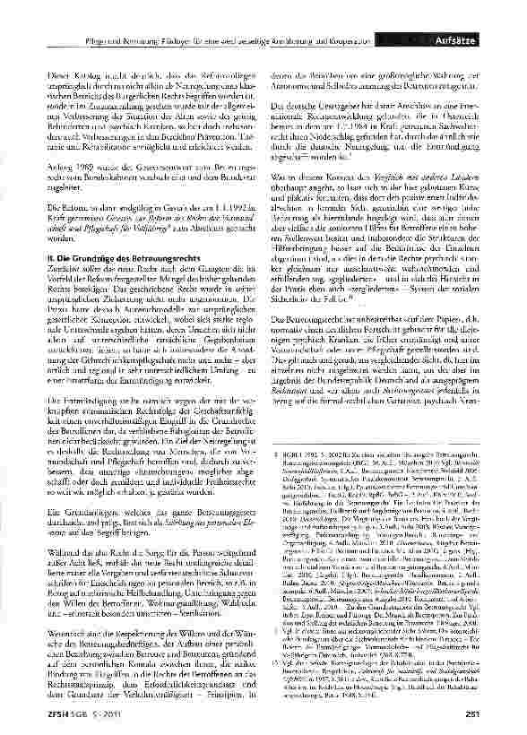 Vorschauseite 3: Pflege und Betreuung: Plädoyer für eine wechselseitige Annäherung und Kooperation