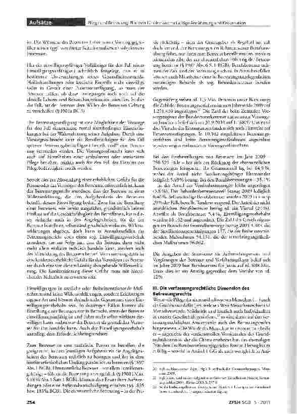Vorschauseite 6: Pflege und Betreuung: Plädoyer für eine wechselseitige Annäherung und Kooperation