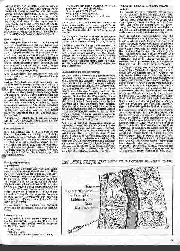 Vorschauseite 2: Einführung in die Anästhesiologie 27. Folge: Die Lokalanästhesie 2. Teil (Fortsetzung)