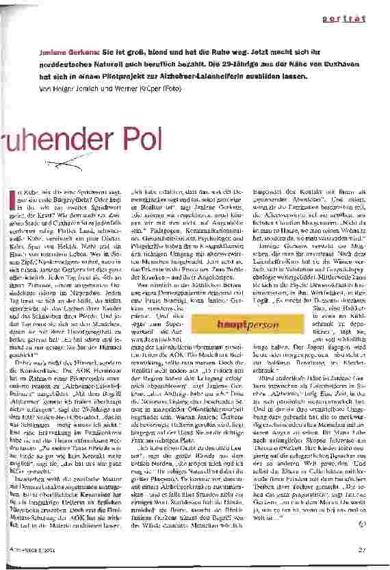 Vorschauseite 2: Ein ruhender Pol