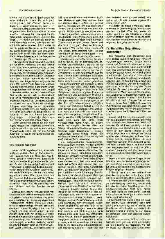 Vorschauseite 4: Der Patient ist „evangelisch... „katholisch
