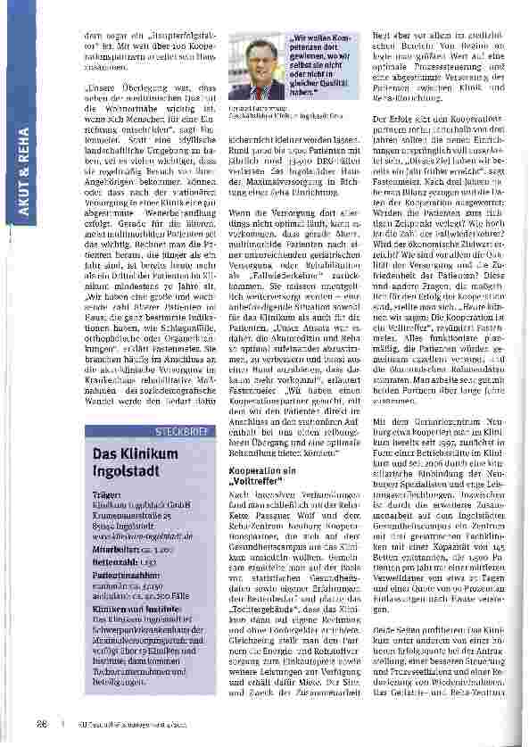 Vorschauseite 2: Vernetzte Reha
