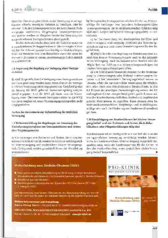 Vorschauseite 4: Dokumentation: Eckpunkte der Regierungskoalition zum Versorgungsgesetz (Auszüge)