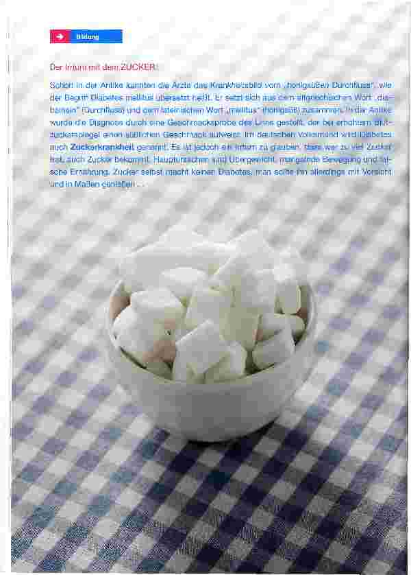 Vorschauseite 1: Diabetes in der Altenpflege